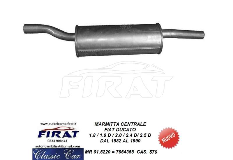 MARMITTA FIAT DUCATO 82 - 90 CENTR. (01.5220)
